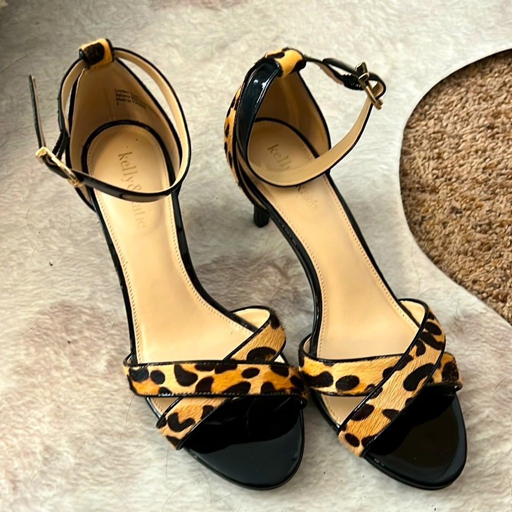 3 inch leopard heels by Kelly & Katie